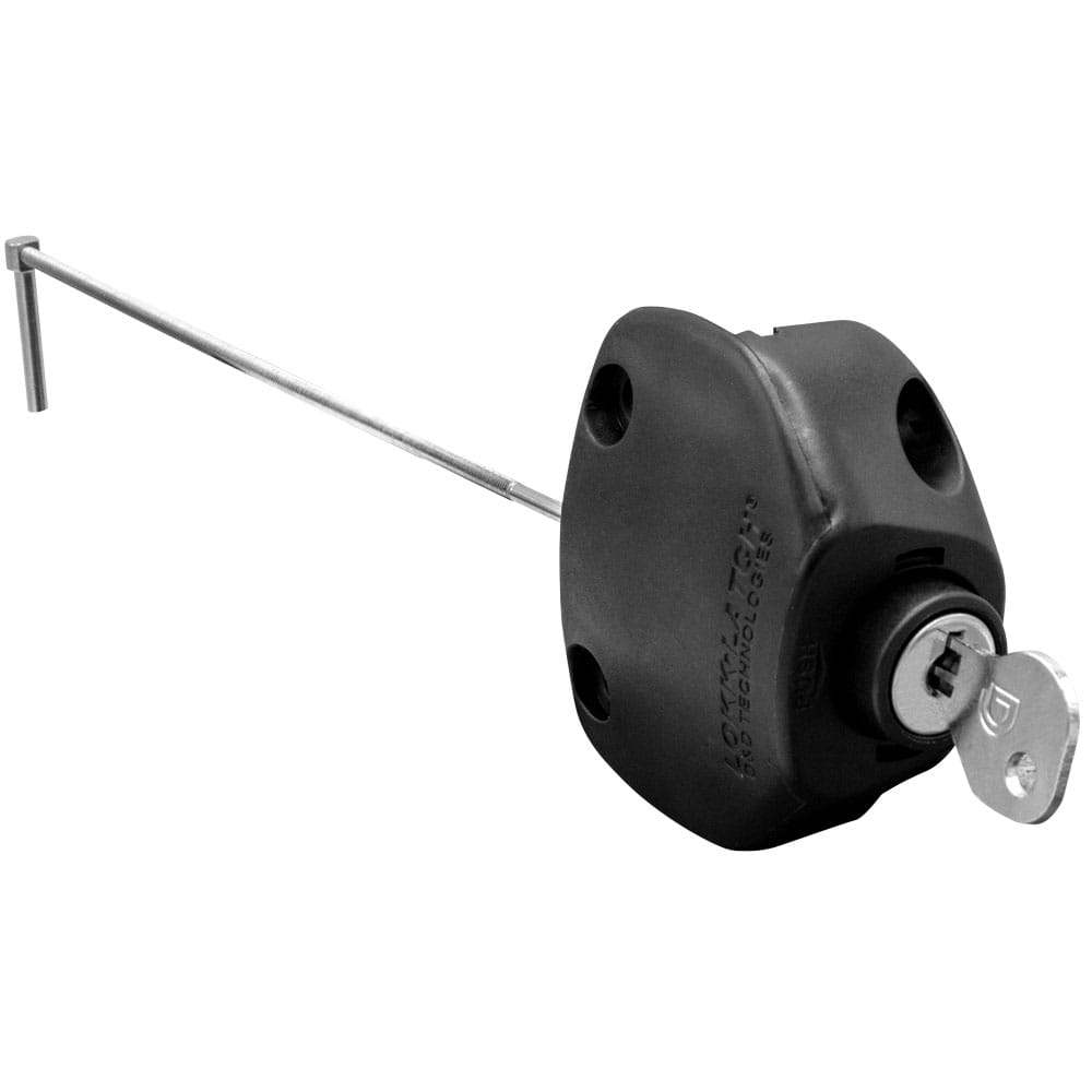 External Access Button with its adjustor rod and key