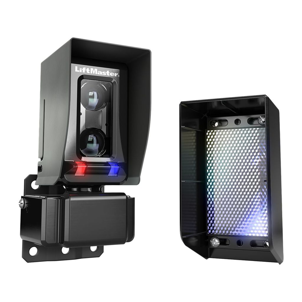 LiftMaster LMRRUL monitored photo eye and reflector included with the CSL24UL