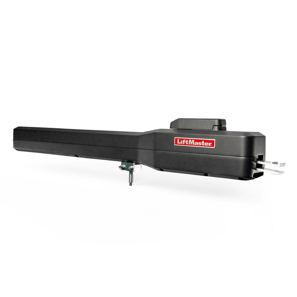 LiftMaster LA500 swing gate opener arm, opposite three-quarter view