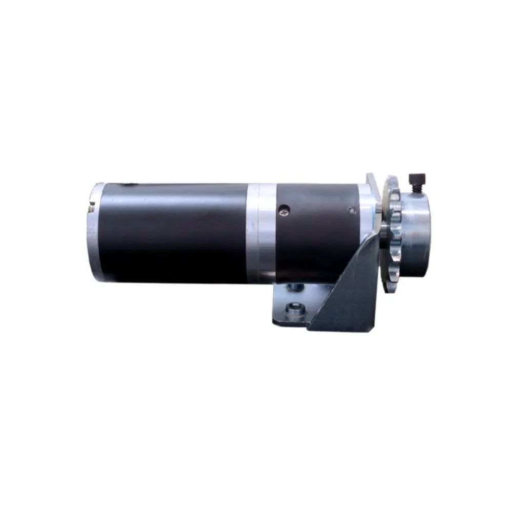 SL-45DC brushless DC gearmotor with planetary gearhead and #41 drive sprocket