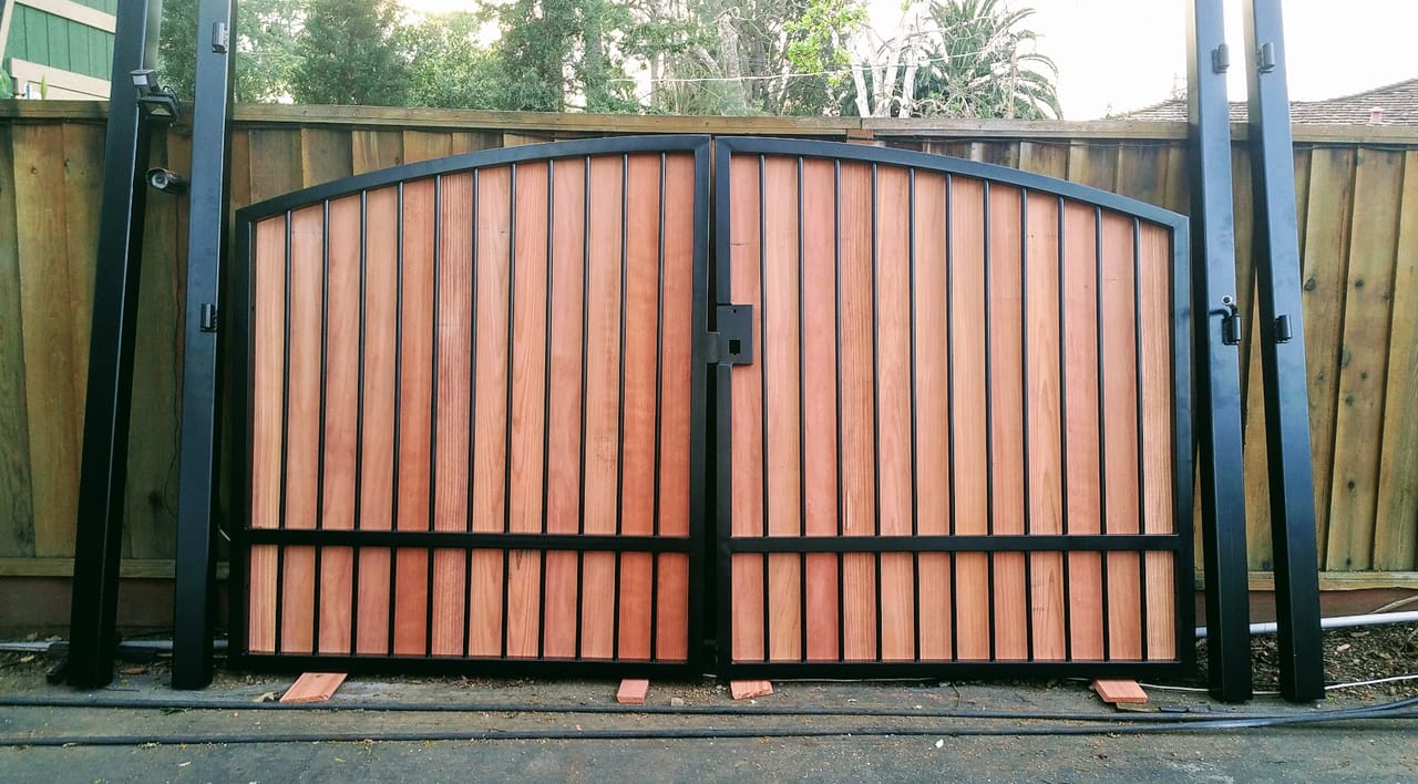 driveway gate in Minneapolis — local installation
