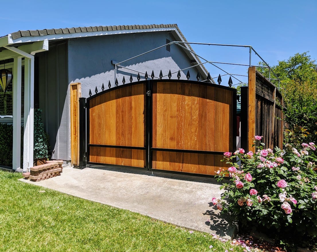 driveway gate in Albuquerque — local installation