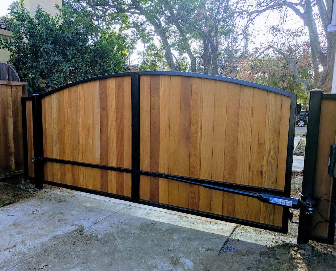 real-world project for driveway gates