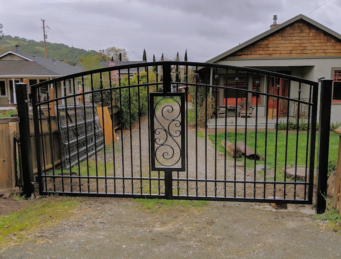 real-world project for driveway gates