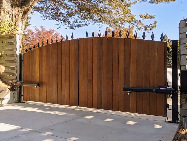 Composite driveway gates
