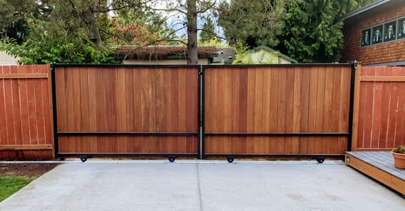 aluminum driveway gate — guide overview