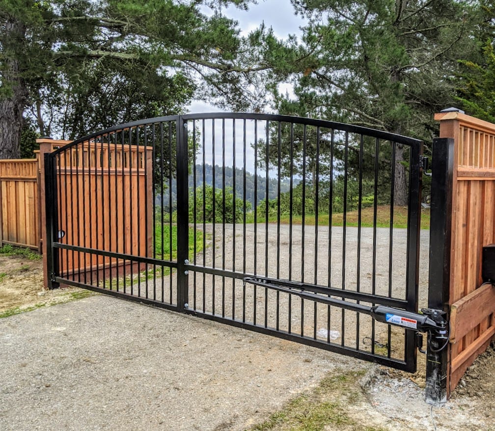 wrought iron driveway gate — real-world project