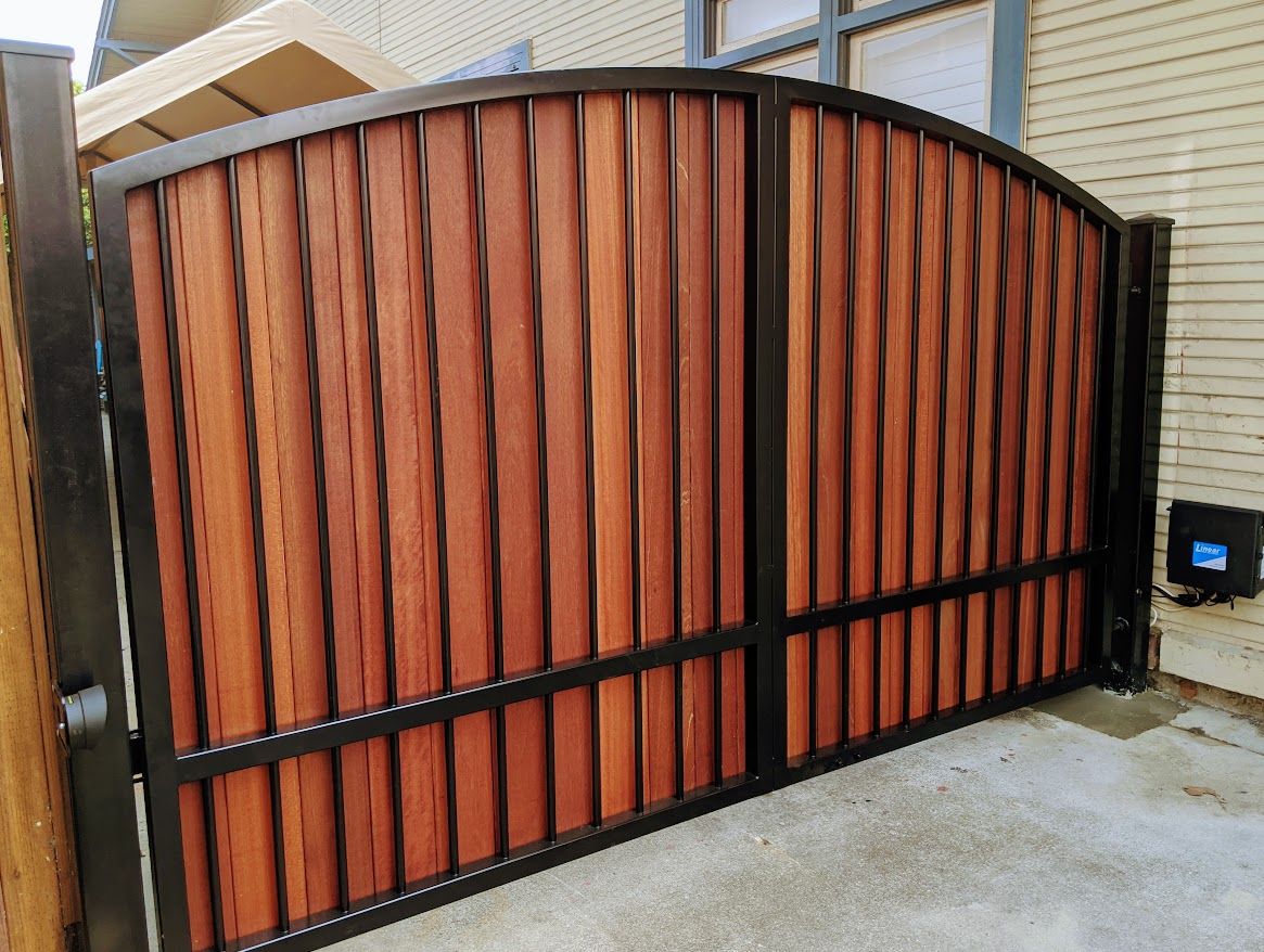 driveway gate in Boston — local installation