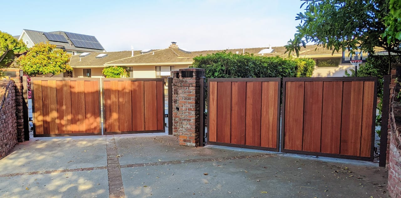 aluminum driveway gate — real-world project